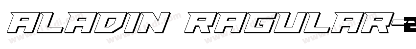 Aladin Ragular字体转换